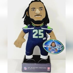 Richard Sherman #25 Seattle Seahawks NFL Bleacher Creatures Plush NEW